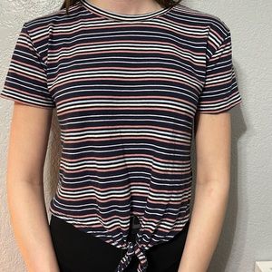 Hollister striped tee shirt